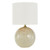 Nicolette Twin Pack Table Lamp Pink and Cream Ceramic With Linen Shade