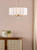 Noura 5 Light Pendant Antique Bronze and Ivory Scallop Shade