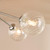 Poyen 5 Light Semi-Flush Polished Chrome and Ribbed Glass