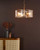 Ravis 3 Light Pendant Antique Bronze and Textured Glass
