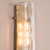 Ravis Wall Light Antique Bronze and Textured Glass