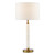 Ruperta Table Lamp Antique Bronze and Marble  With Shade