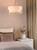 Santino 3 Light Pendant Antique Bronze With Natural Linen Shade