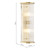 Tobiah 2 Light Bathroom Wall Light Natural Brass and Glass IP44
