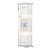Tobiah 2 Light Bathroom Wall Light Polished Chrome and Glass IP44
