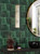 Tobiah 4 Light Bathroom Wall Light Natural Brass and Glass IP44