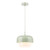 Topanga Pendant Green and Opal Glass