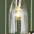 Valora 6 Light Cluster Pendant Polished Nickel and Ribbed Glass