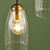 Valora 6 Light Cluster Pendant Antique Bronze and Ribbed Glass