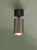 Yamis Single Spotlight Knurled Bronze and Matt Black