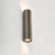 Yamis 2 Light Wall Light Knurled Bronze