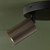 Yamis 3 Light Plate Spotlight Satin Bronze and Matt Black