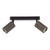 Yamis 2 Light Bar Spotlight Knurled Bronze and Matt Black
