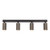 Yamis 4 Light Bar Spotlight Knurled Bronze and Matt Black