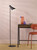 Zahira Task Floor Lamp Matt Black