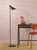 Zahira Task Floor Lamp Matt Black
