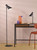Zahira Task Floor Lamp Matt Black