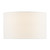 Zorin White Linen Drum Shade 24cm