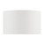 Zorin White Linen Drum Shade 24cm