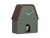 Side view of Karlsson Highland Cow Cuckoo Clock Jungle Green