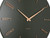 Close up of dial on Karlsson Esmerado Wall Clock 60cm Luxury Green