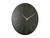 Side view of Karlsson Esmerado Wall Clock 60cm Luxury Green