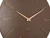 Close up of dial on Karlsson Esmerado Wall Clock 60cm Mocha Brown
