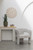 Karlsson Esmerado Wall Clock 60cm Off White in a living room