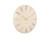 Side view of Karlsson Esmerado Wall Clock 40cm off white