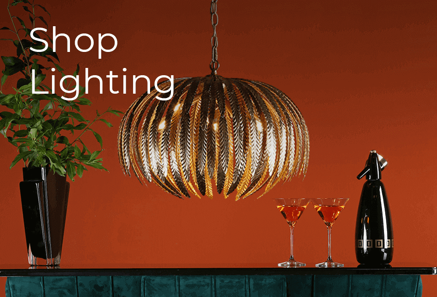 Discover our stylish lighting selection. Shop online and enjoy free delivery over £75 to the UK and free local delivery.