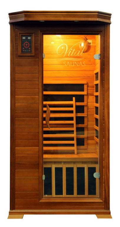 1 Person Full Spectrum Cedar Sauna