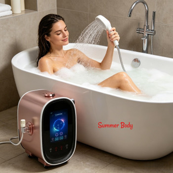 Summer Body Hydrogen Bath with Shower plus Hydrogen Drinking Water Machine 5000 ppb