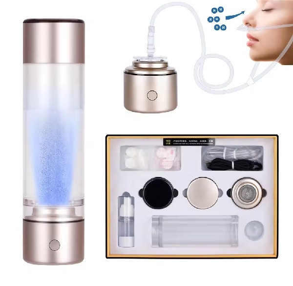 Hydrogen Water Bottle plus Hydrogen Inhalation Plus