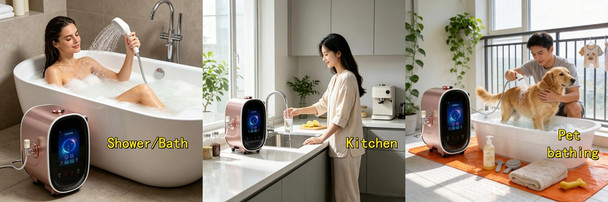 Summer Body Hydrogen Bath, Shower and drinking Water Machine 5000 ppb
