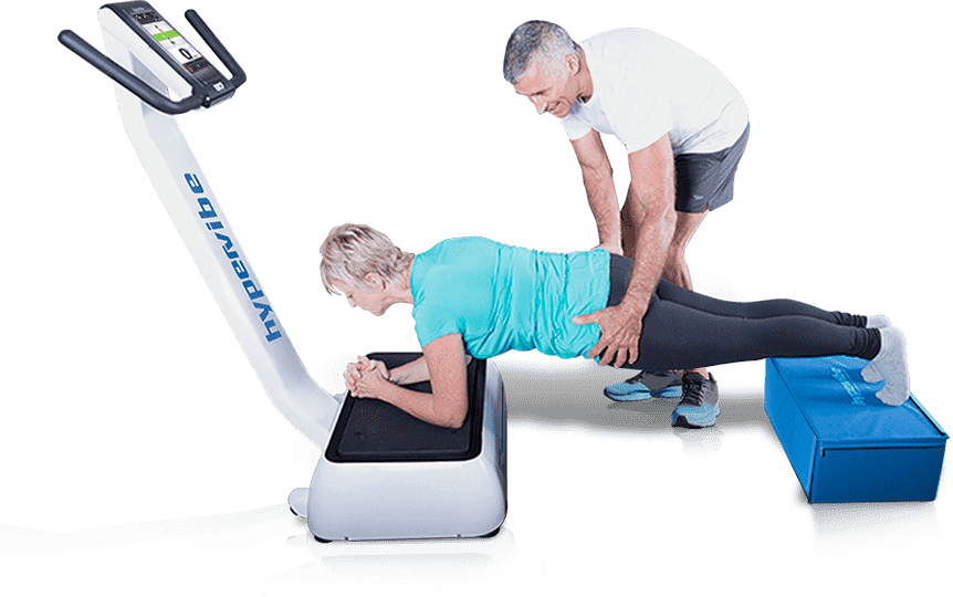 Vibration machine exercises for your shoulders and upper arms - Hypervibe  USA