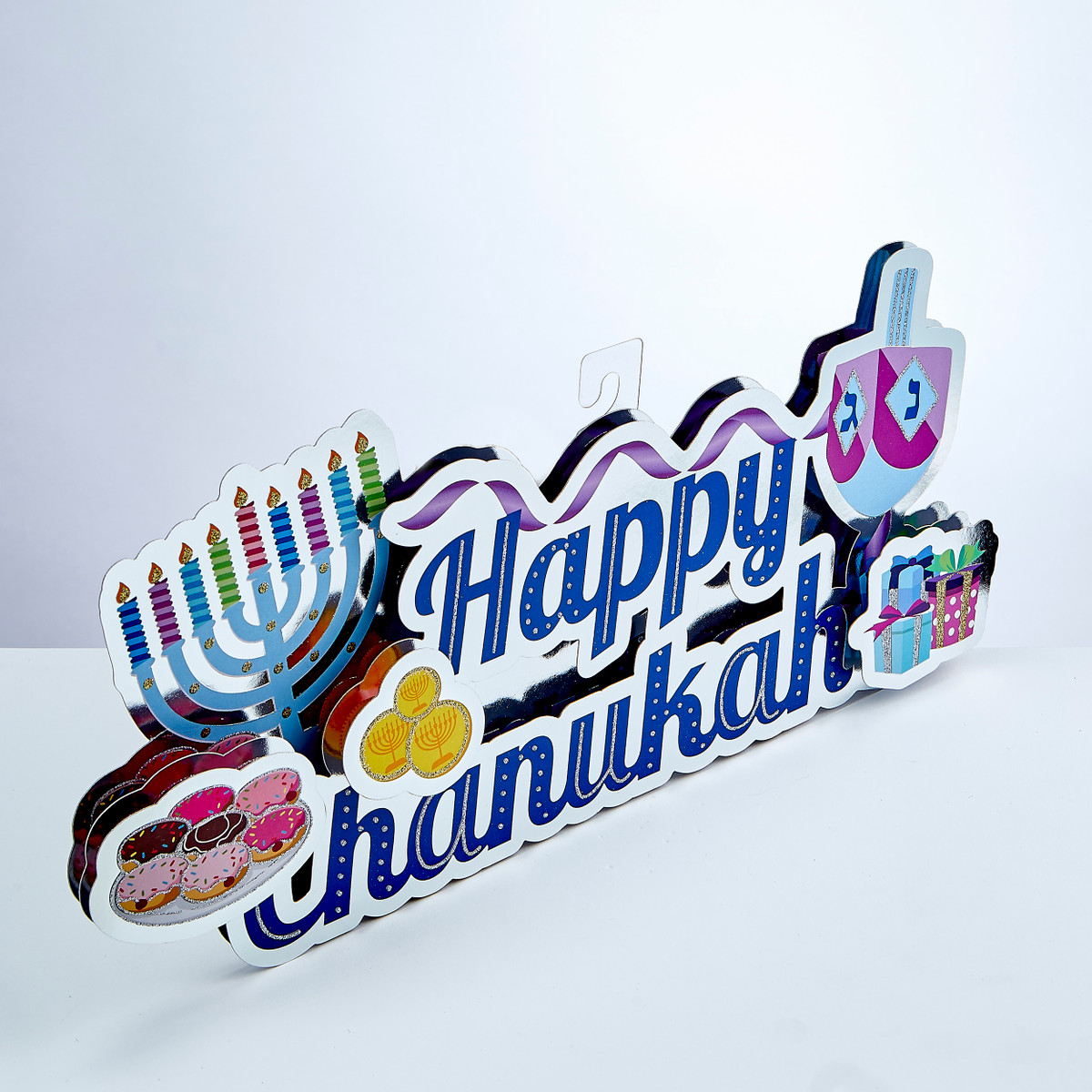 3D "Happy Chanukah" Decoration