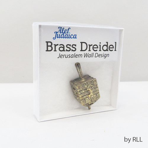 Brass Jerusalem Wall Dreidel
