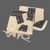 20" Wool Tallit (Ivory, Charcoal, Gray, Black)