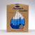Premium Pure Vegetable Wax Chanukah Candles (Tricolor - Blue & White)