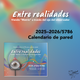 Entre realidades 2024-2025 Calendario de pared (Between Realities 2025-2026 Wall Calendar - Spanish)