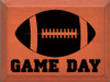 Wood Wall Sign: Game Day (football)