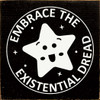 Wood Wall Sign: Embrace the Existential Dread