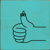 Thumbs Up Flipping the Bird (cartoon hand)