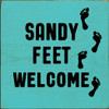 Sandy Feet Welcome