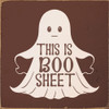 This is boo sheet - Cute Halloween Sign