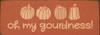 Oh my gourdness! - Cute Fall Sign with Pumpkins