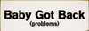 Baby Got Back (problems)