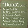 "Duns" A Guide:  2 - Law & Order... | Funny Sawdust City Signs