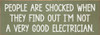 People are shocked when they find out... Funny Wood Sign