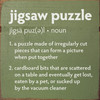 Jigsaw puzzle - definition